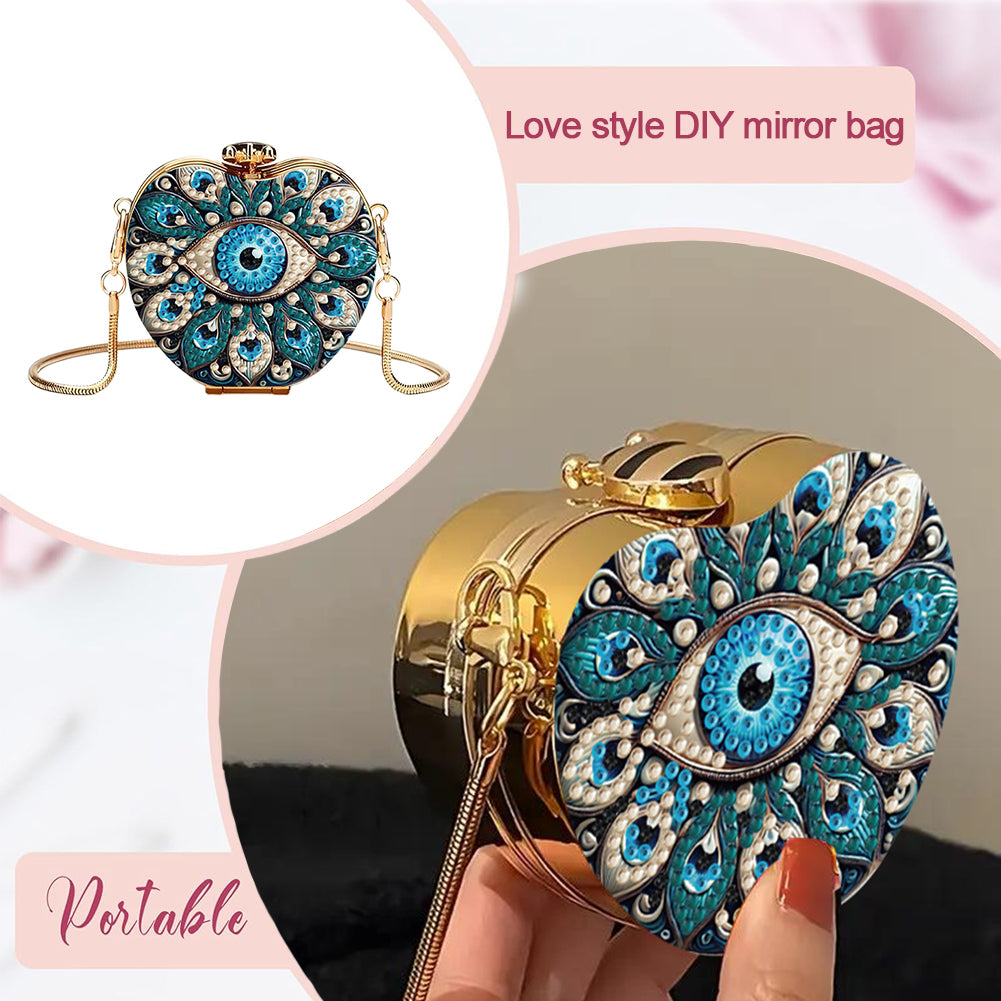 DIY Diamond Painting Shoulder Bag Portable Bag for Coins Lipstick Earphones