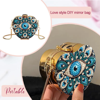 DIY Diamond Painting Shoulder Bag Portable Bag for Coins Lipstick Earphones