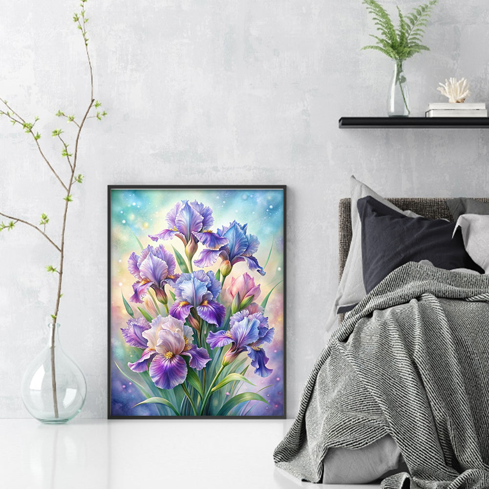 Flowers - 11CT Stamped Cross Stitch 40*55CM