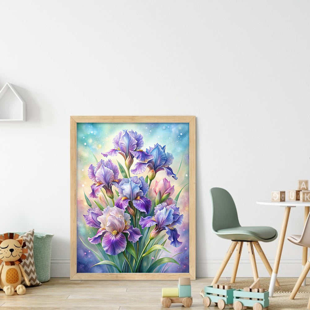 Flowers - 11CT Stamped Cross Stitch 40*55CM