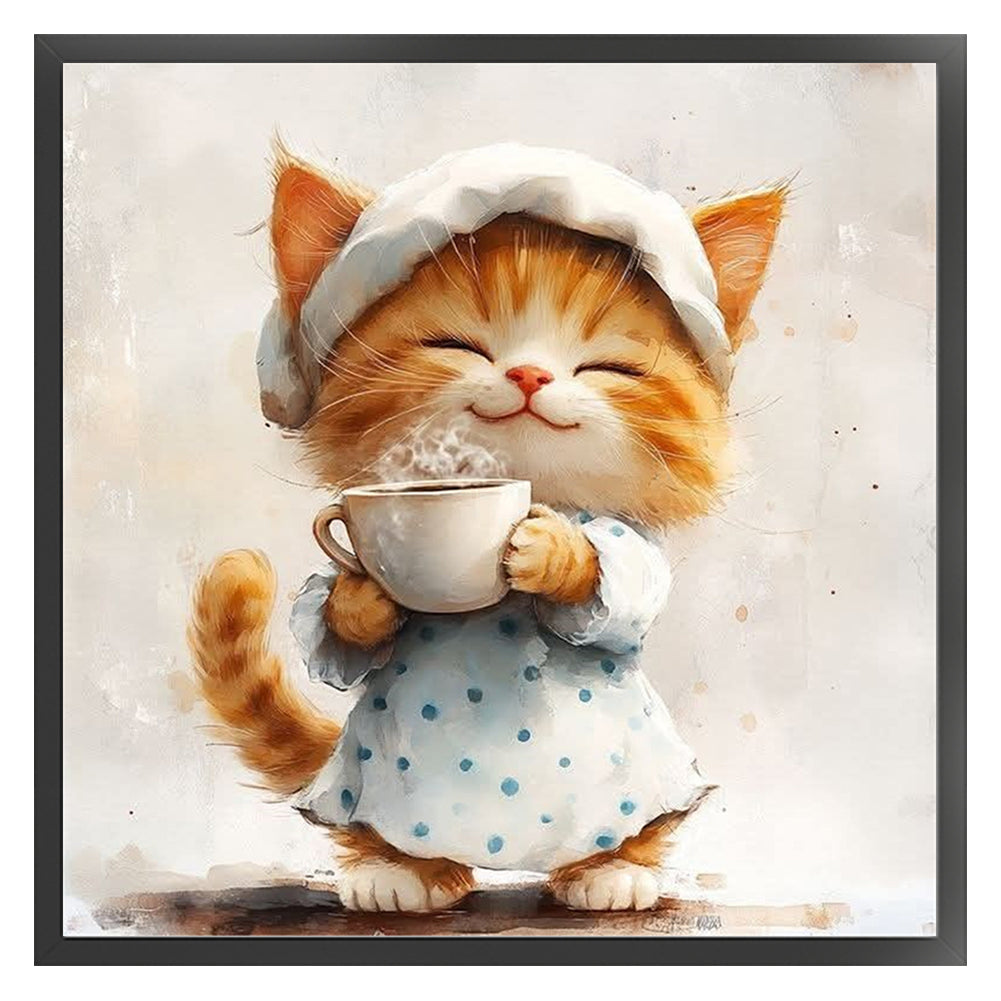 Kitten - 18CT Stamped Cross Stitch 25*25CM