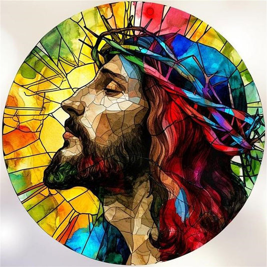 Jesus - 18CT Stamped Cross Stitch 25*25CM