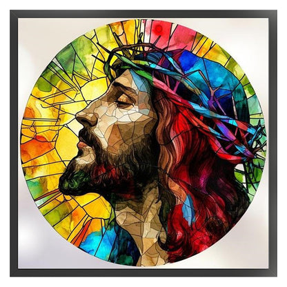 Jesus - 18CT Stamped Cross Stitch 25*25CM