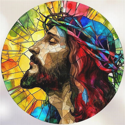Jesus - 18CT Stamped Cross Stitch 25*25CM