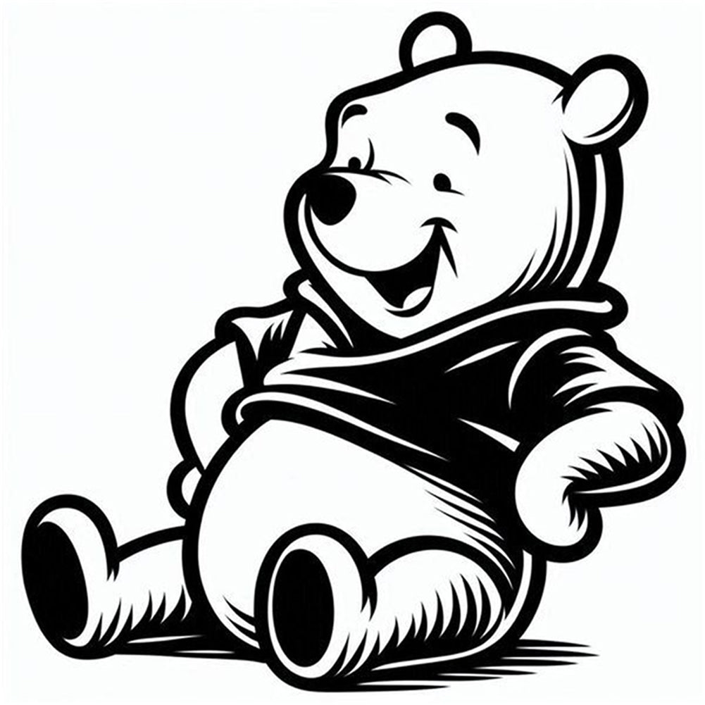 Winnie The Pooh - 11CT Stamped Cross Stitch 40*40CM