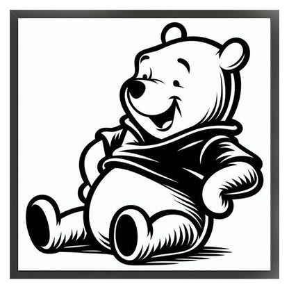 Winnie The Pooh - 11CT Stamped Cross Stitch 40*40CM