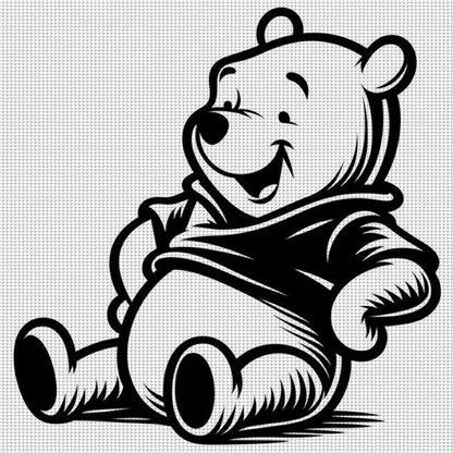 Winnie The Pooh - 11CT Stamped Cross Stitch 40*40CM