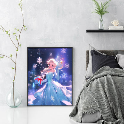Princess Elsa - 11CT Stamped Cross Stitch 40*55CM