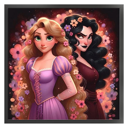 Rapunzel And The Scoundrels - 18CT Stamped Cross Stitch 40*40CM