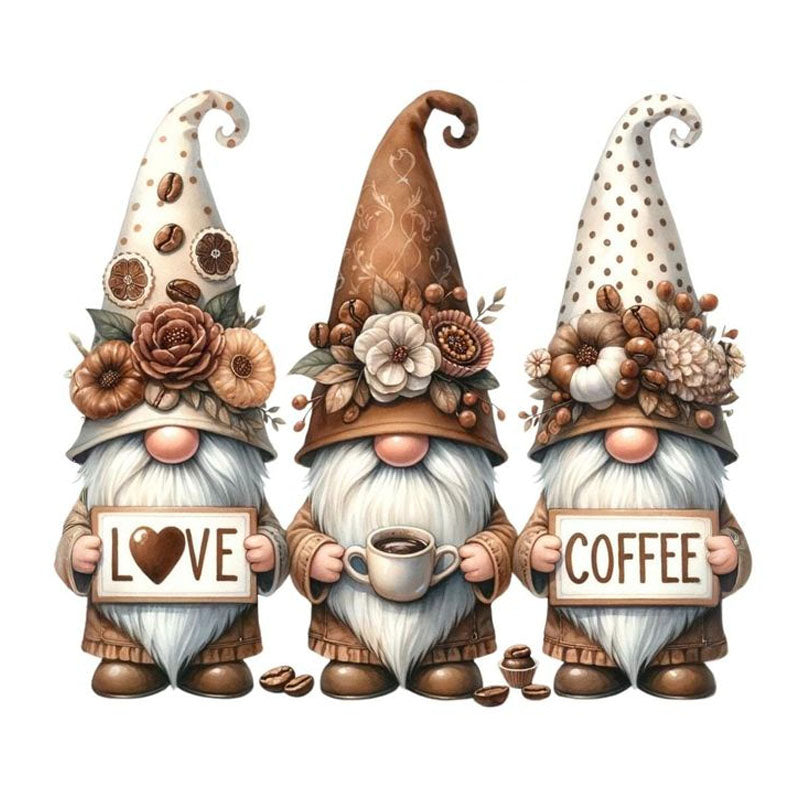 Gnomes - Full Round Drill Diamond Painting 50*40CM