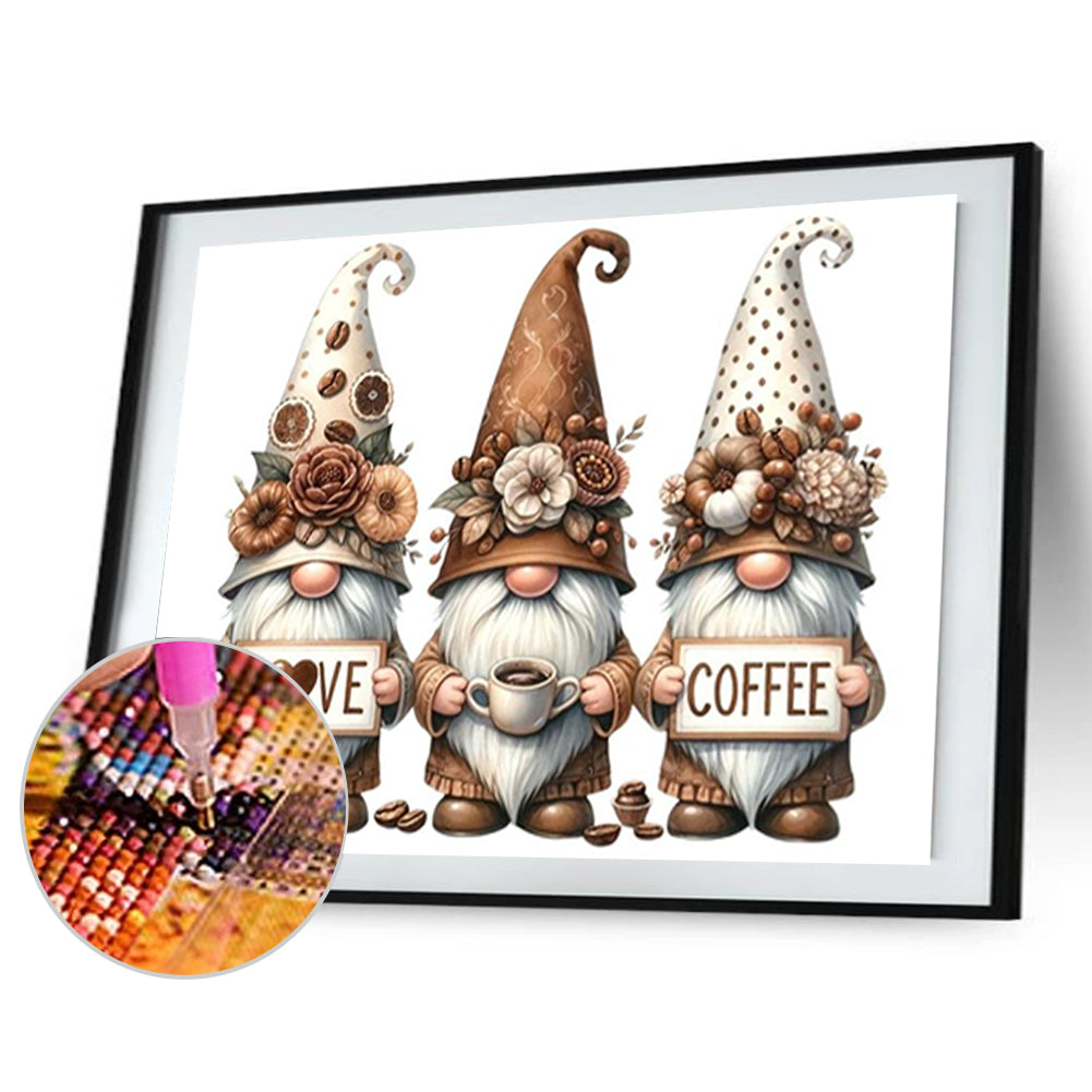 Gnomes - Full Round Drill Diamond Painting 50*40CM