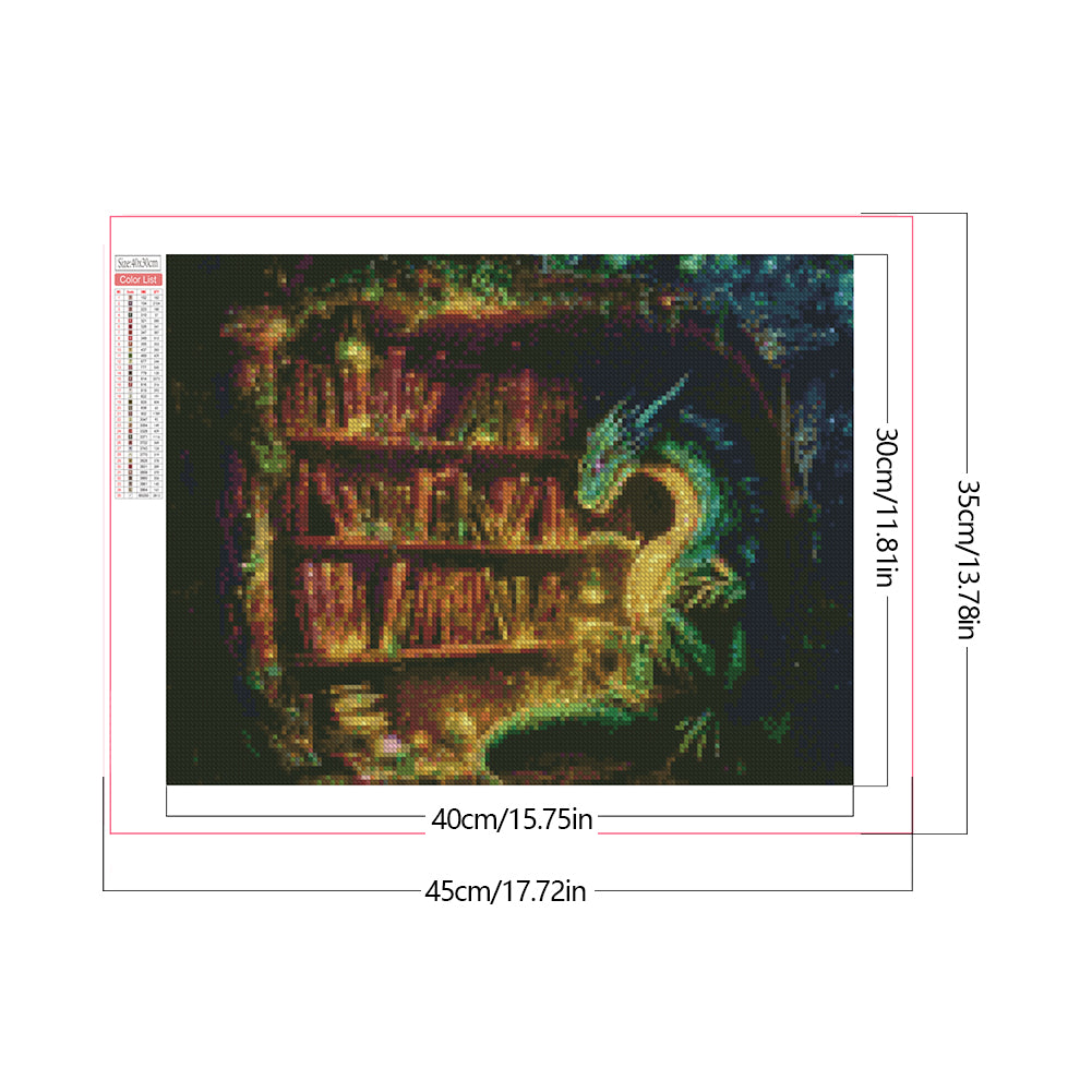 Magic Dragon - Partial AB Full Round Drill Diamond Painting 40*30CM