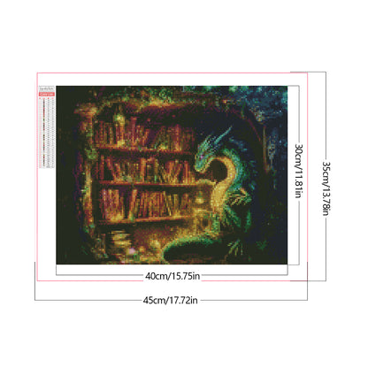 Magic Dragon - Partial AB Full Round Drill Diamond Painting 40*30CM