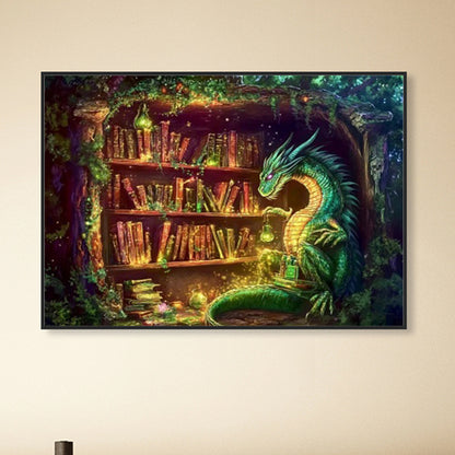 Magic Dragon - Partial AB Full Round Drill Diamond Painting 40*30CM