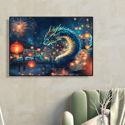 Magic Dragon - Partial AB Full Round Drill Diamond Painting 40*30CM