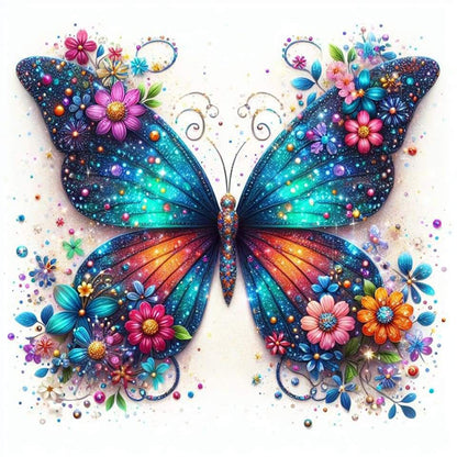 Butterfly - 11CT Stamped Cross Stitch 40*40CM