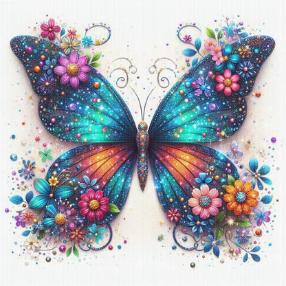 Butterfly - 11CT Stamped Cross Stitch 40*40CM