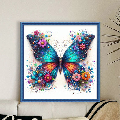 Butterfly - 11CT Stamped Cross Stitch 40*40CM