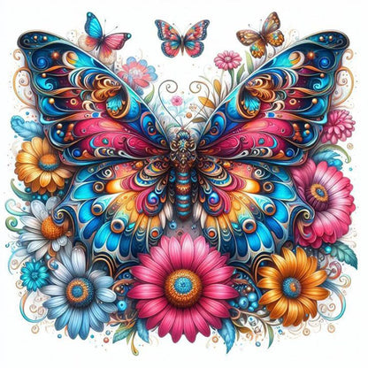 Butterfly - 11CT Stamped Cross Stitch 40*40CM