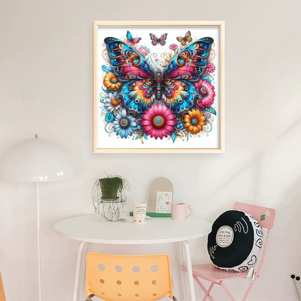 Butterfly - 11CT Stamped Cross Stitch 40*40CM