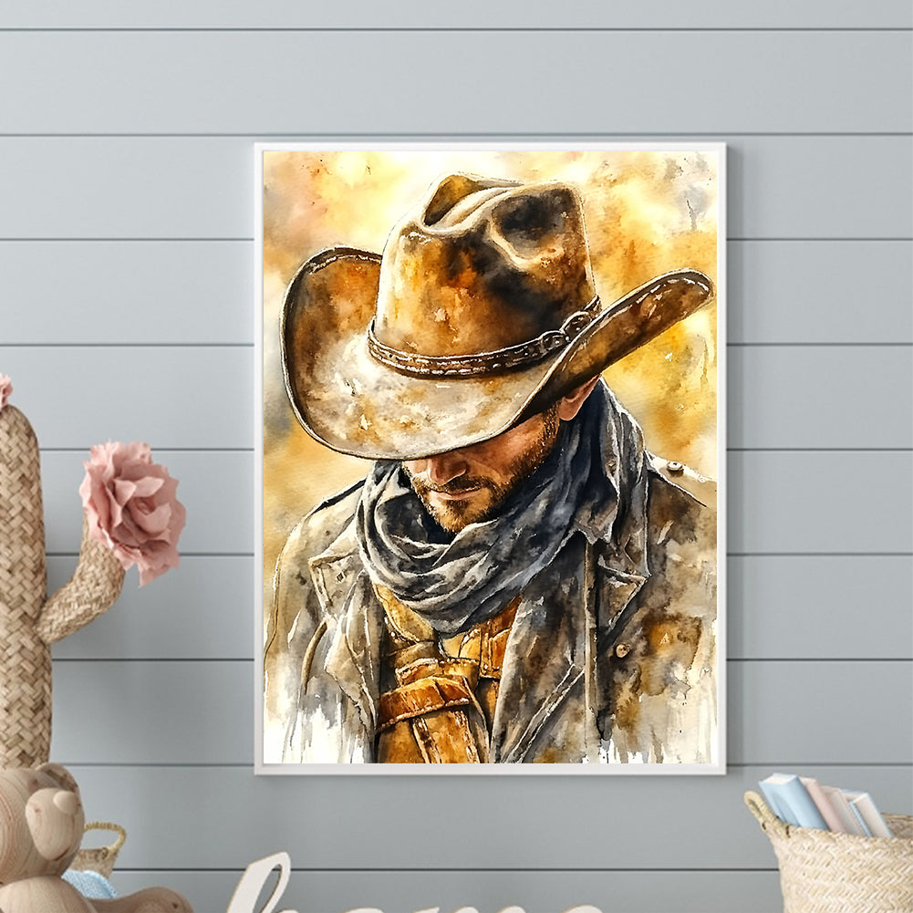 Cowboy - Full Round Drill Diamond Painting 30*40CM