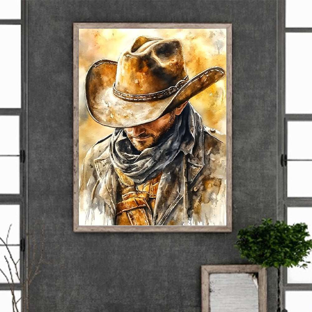 Cowboy - Full Round Drill Diamond Painting 30*40CM