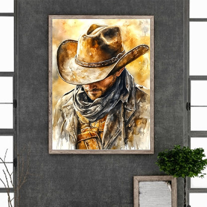 Cowboy - Full Round Drill Diamond Painting 30*40CM