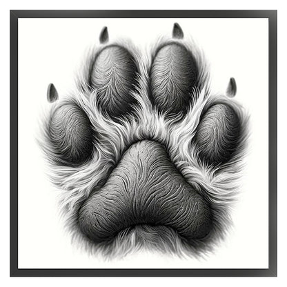 Black Cat'S Paw - 18CT Stamped Cross Stitch 20*20CM
