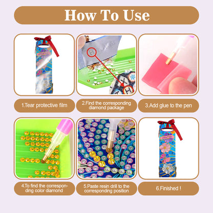 Wooden 5D/DIY Diamond Painting Art Wine Bag Kit for Party Wine Decor (Flowers)