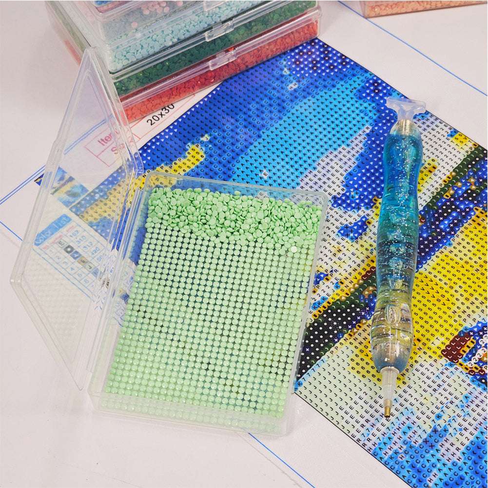 15Pcs/Set Diamond Painting Trays with Lids for Diamond Art (1)