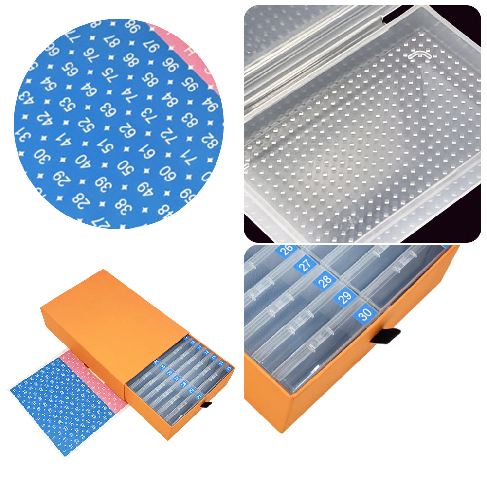 30Pcs/Set Diamond Painting Trays with Lids for Diamond Art (2)