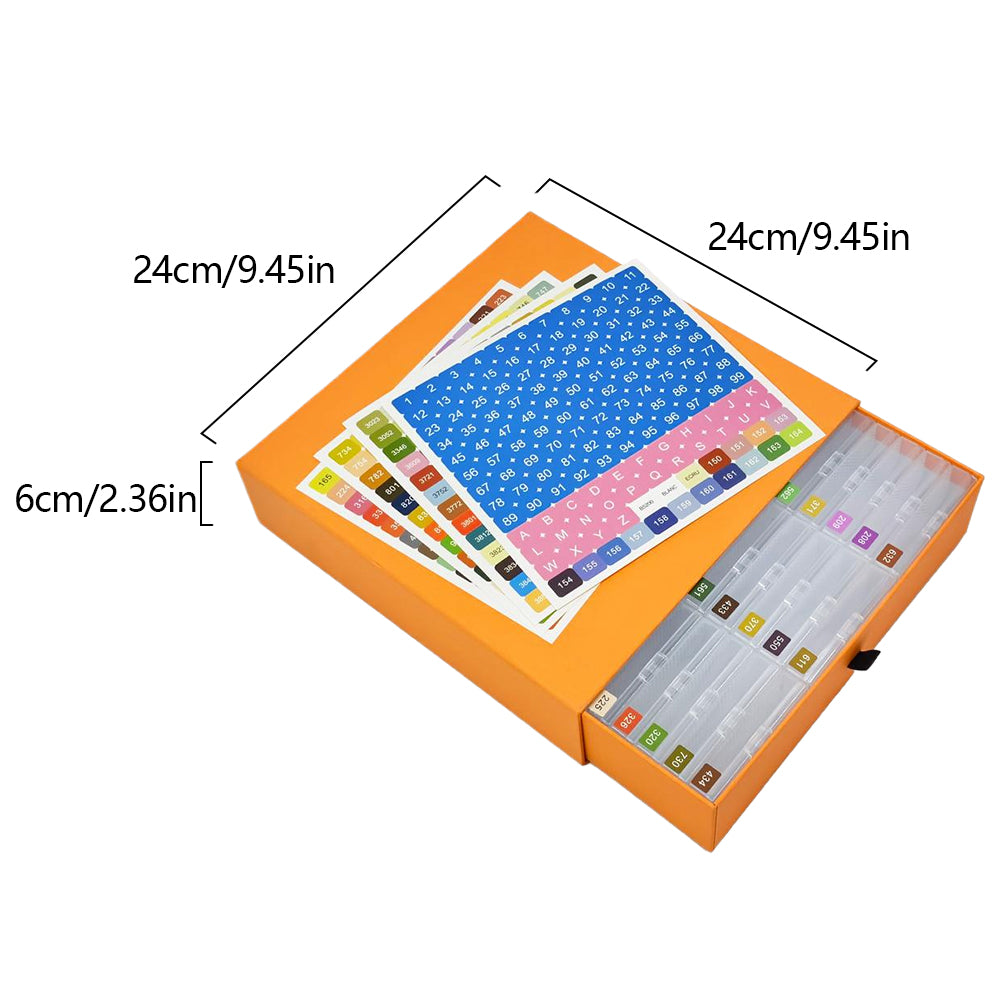45Pcs/Set Diamond Painting Trays with Lids for Diamond Art (3)