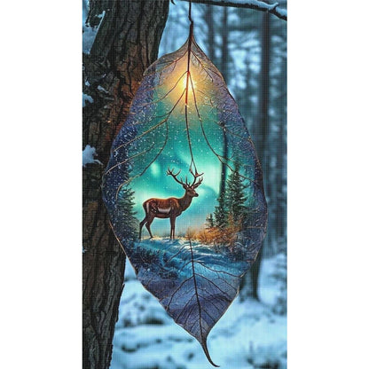 Leaf Scenery - 11CT Stamped Cross Stitch 40*70CM