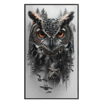 Owl - 11CT Stamped Cross Stitch 40*70CM