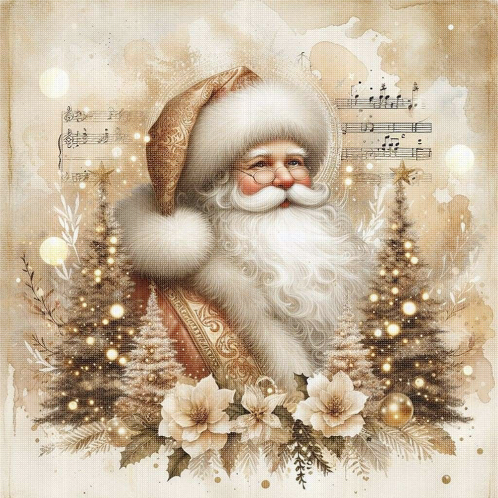 Santa Claus - 11CT Stamped Cross Stitch 50*50CM