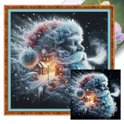Santa Claus Silhouette - 11CT Stamped Cross Stitch 50*50CM