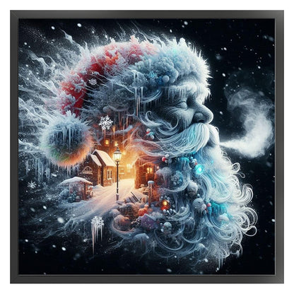 Santa Claus Silhouette - 11CT Stamped Cross Stitch 50*50CM