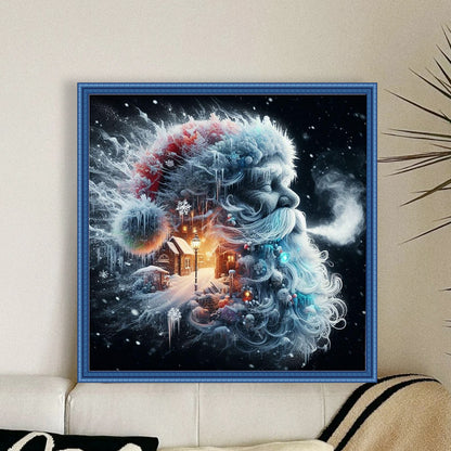 Santa Claus Silhouette - 11CT Stamped Cross Stitch 50*50CM