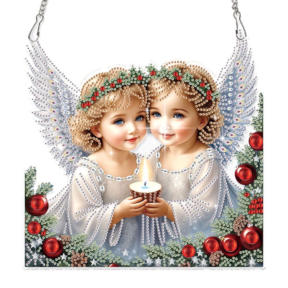 Angel 2D Flat DIY Diamond Art Pendant Diamond Painting Set Home Wall Decoration Christmas