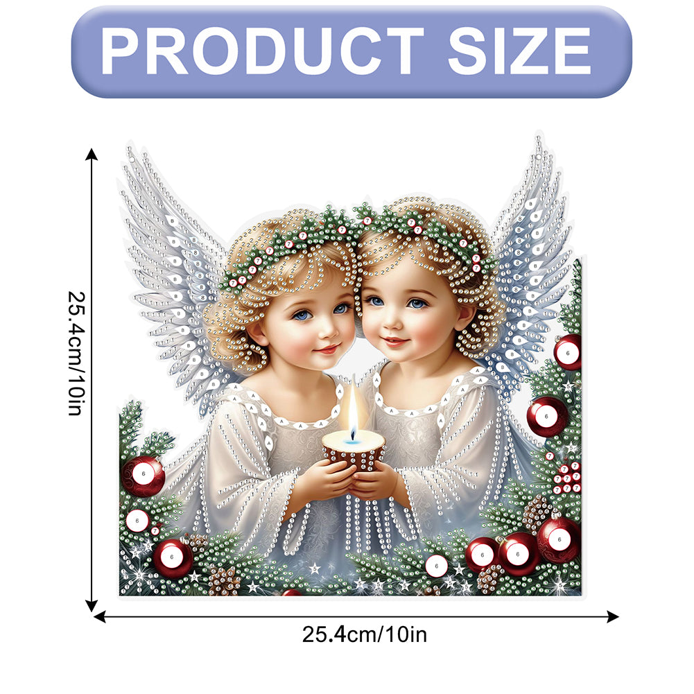 Angel 2D Flat DIY Diamond Art Pendant Diamond Painting Set Home Wall Decoration Christmas