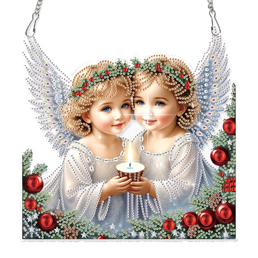 Angel 2D Flat DIY Diamond Art Pendant Diamond Painting Set Home Wall Decoration