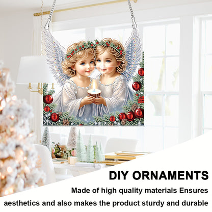 Angel 2D Flat DIY Diamond Art Pendant Diamond Painting Set Home Wall Decoration