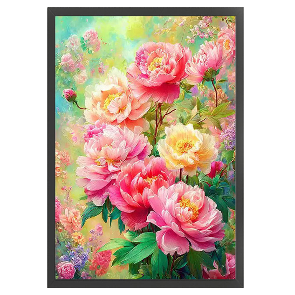 Blooming Flowers - 11CT Stamped Cross Stitch 50*70CM£¨Mona Lisa Brand£©