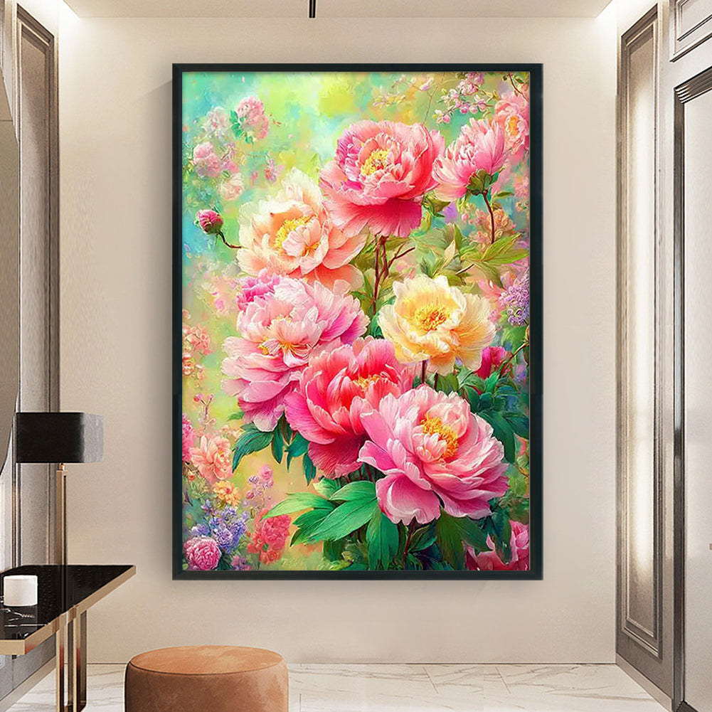 Blooming Flowers - 11CT Stamped Cross Stitch 50*70CM£¨Mona Lisa Brand£©