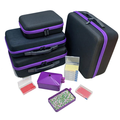 182pcs Bead Bottle Storage Handbag Diamond Painting Toolkit Bead Organizer Tool