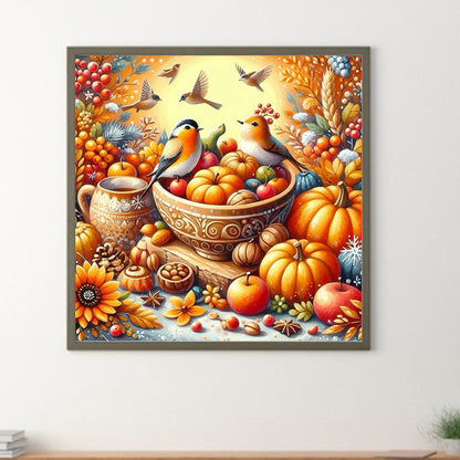 Autumn Fruits - Full Round Drill Diamond Painting 40*40CM