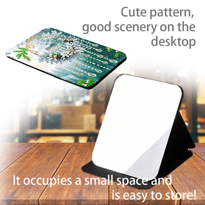 DIY Diamond Art Shiny Crystal Mirror Lightweight Standing Mirror (Dreamcatcher)