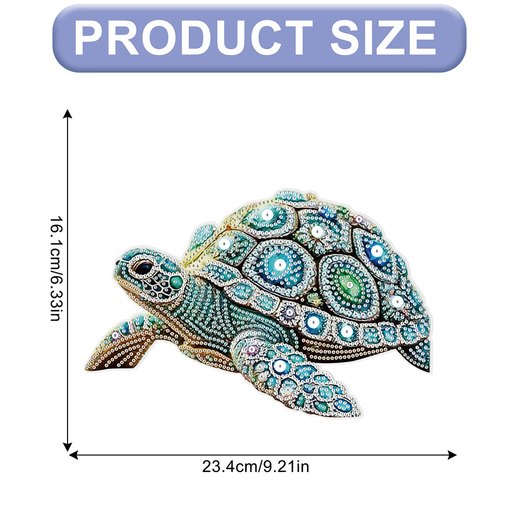 Sea Turtles 2D Flat DIY Hanging Diamond Art Kit Wall Hanging Art for Home Decor