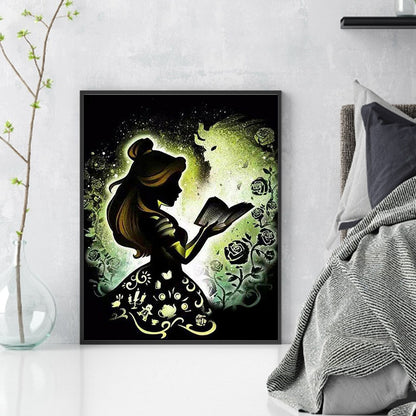 Silhouette - Disney Princesses - 11CT Stamped Cross Stitch 40*50CM