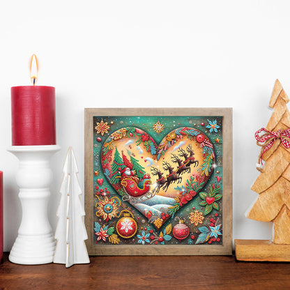 Christmas Atmosphere - Special Shaped Drill Diamond Painting 30*30CM